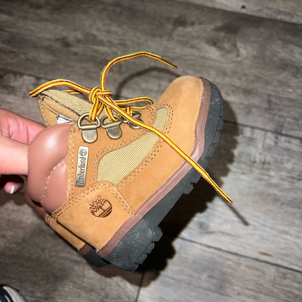 Timberland Kids Brown and Tan Boots